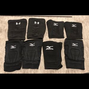 Mizuno and Under Armour Volleyball Knee Pads